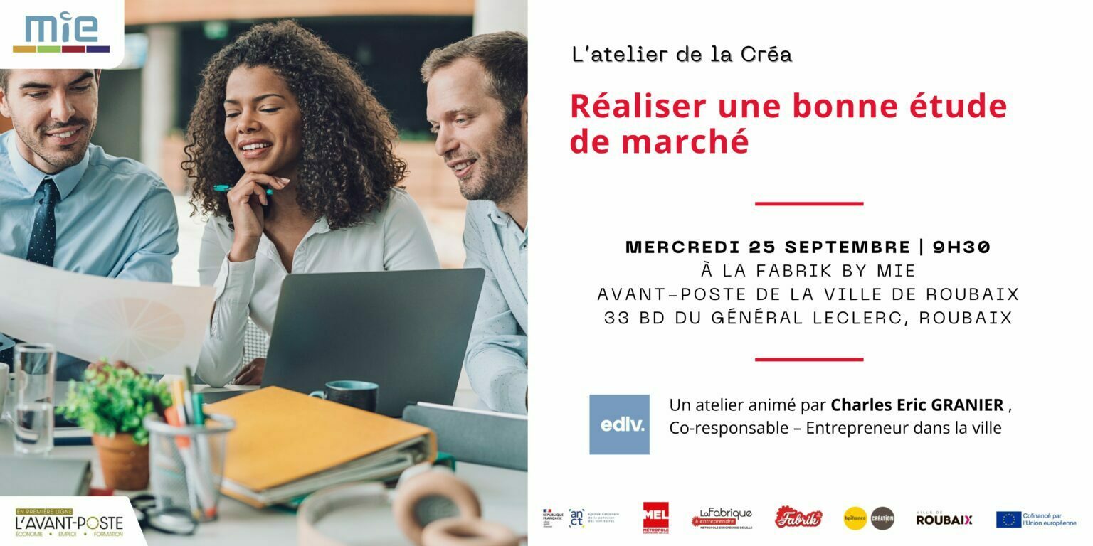 L’atelier de la Créa – Réaliser une bonne étude de marché !