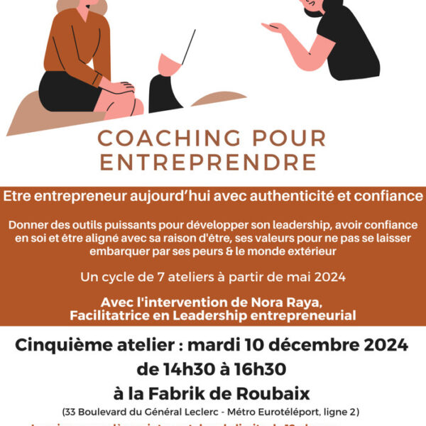 Ateliers Coaching pour entreprendre