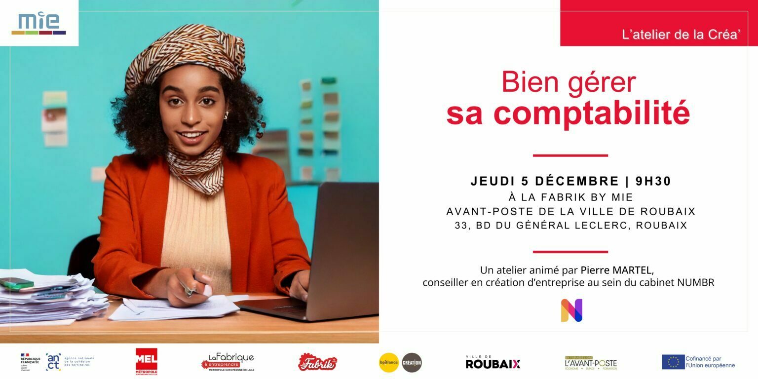 L’Atelier de la Créa – Bien gérer sa comptabilité